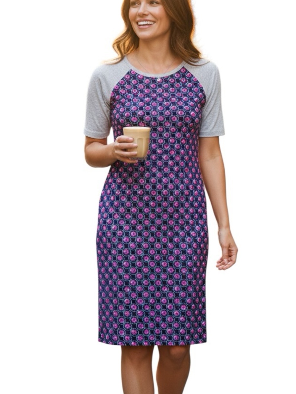 LULAROE: NWT Julia Printed Midi Dress -Size 3X